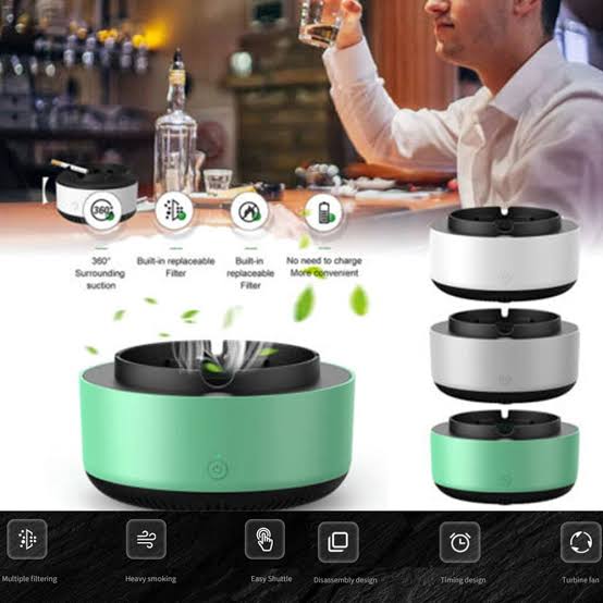 Self Extinguishing Smart Ashtray