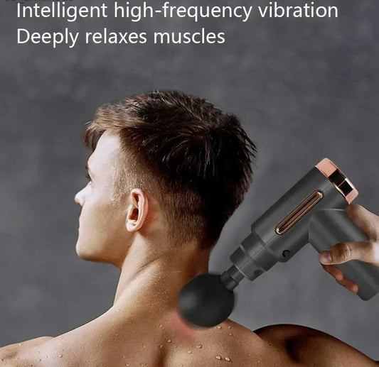 4-in-1 Deep Tissue Massage Gun – Handheld Electric Muscle Massager
