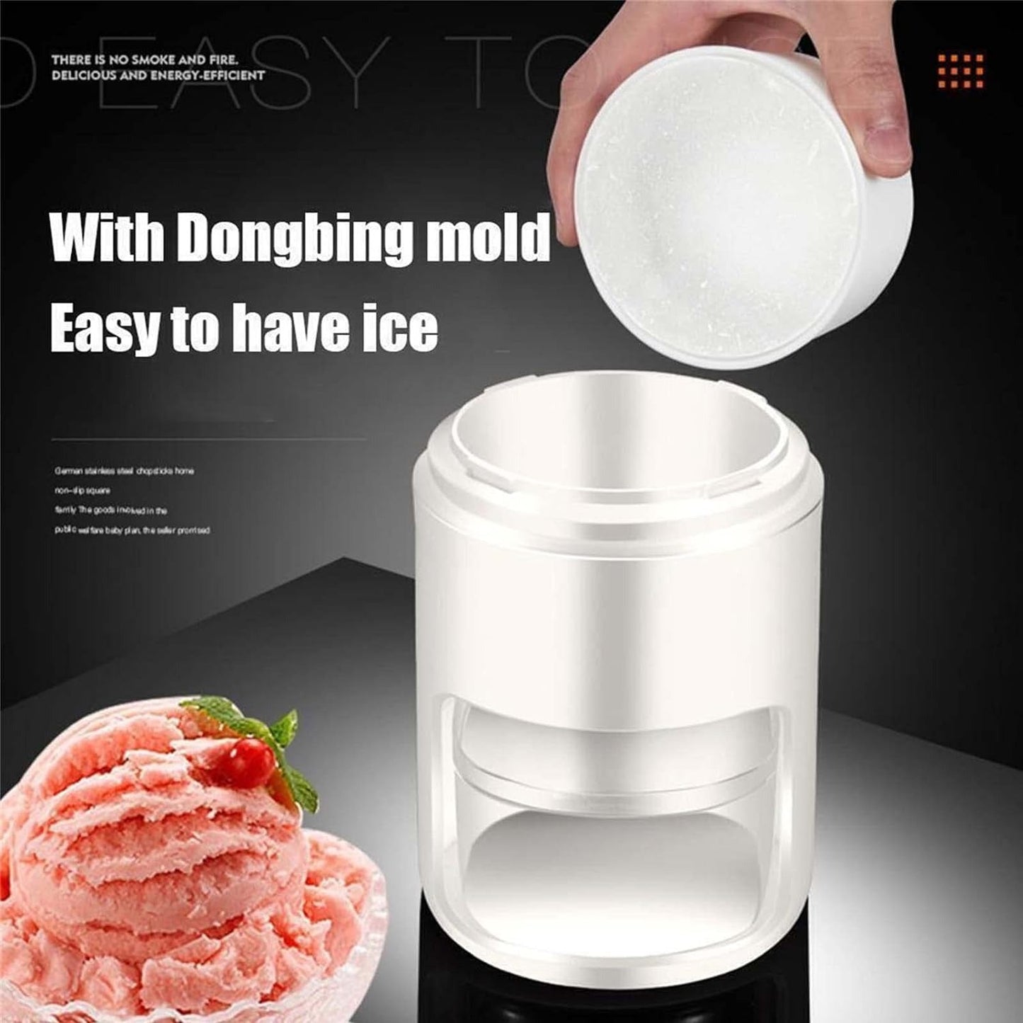 Manual Ice Shaver Crusher