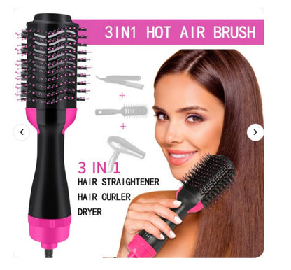 3-in-1 One Step Hot Air Brush Hair Dryer & Styler