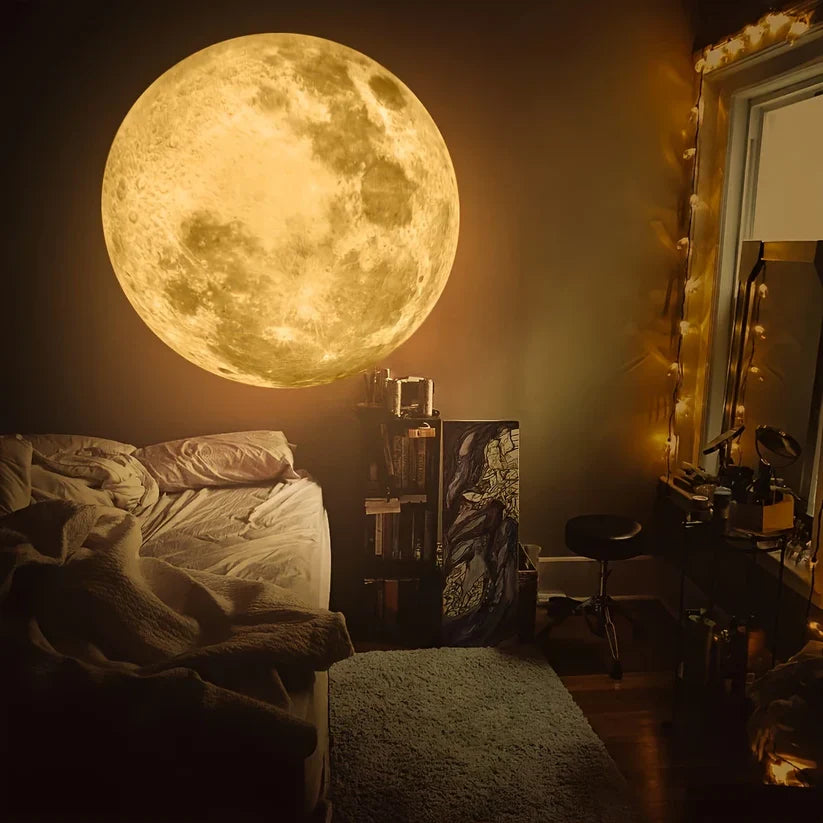 USB Power 3 Color Moon Lamps