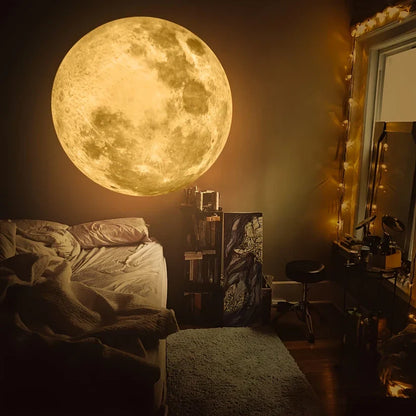 USB Power 3 Color Moon Lamps