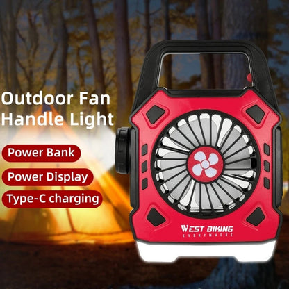 Rechargeable Fan with LED Light