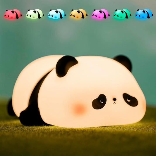 Cute Panda Silicone Night Light