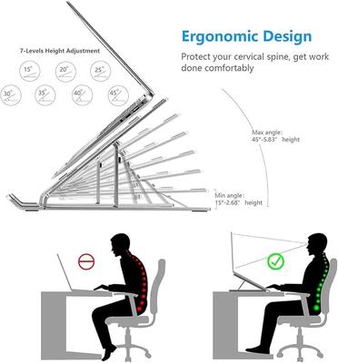 Adjustable laptop stand