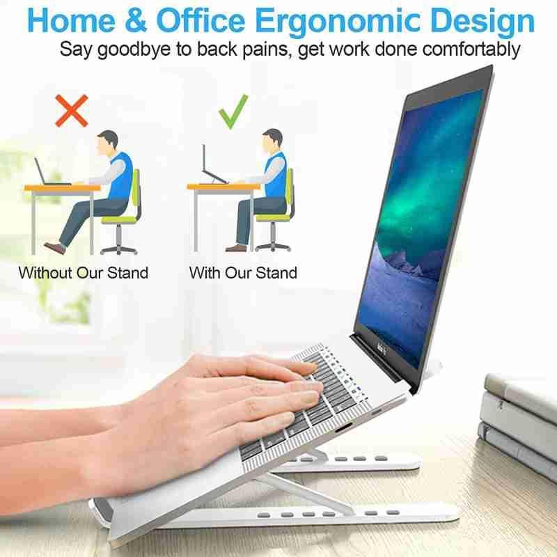 Adjustable laptop stand