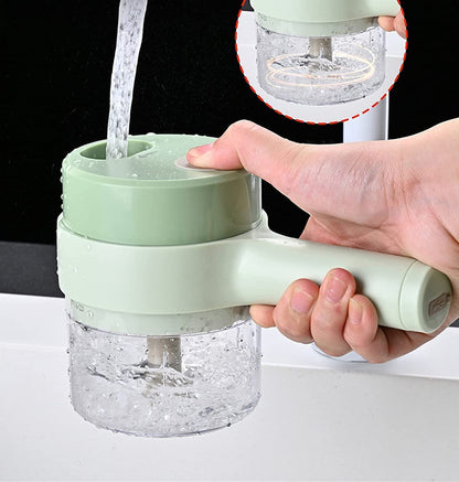 5 in 1 Handheld Hammer Electric Vegetable Cutter