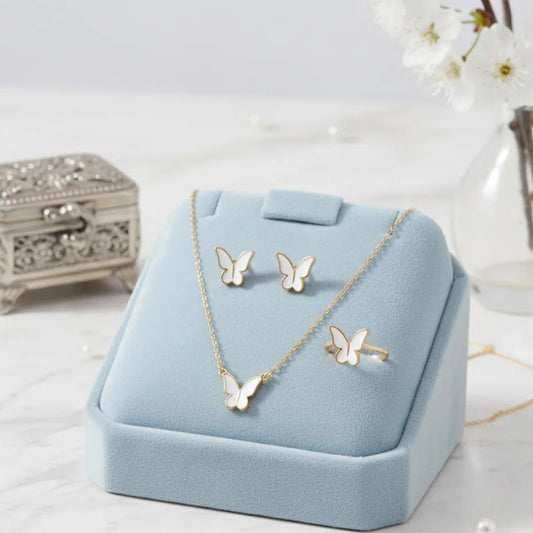 Butterfly korean Necklace Set ZHE-901