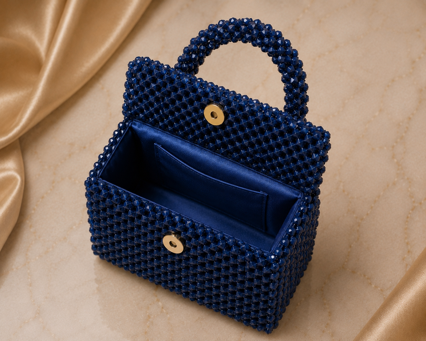 Starlit Beaded Bag