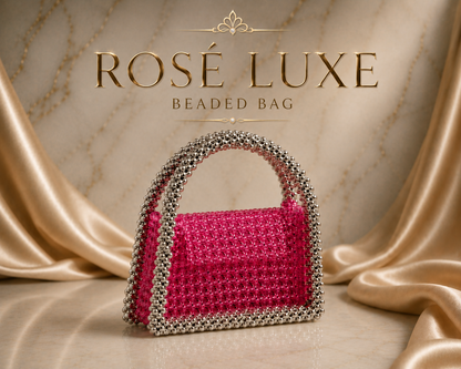 Rose Luxe Beaded Bag