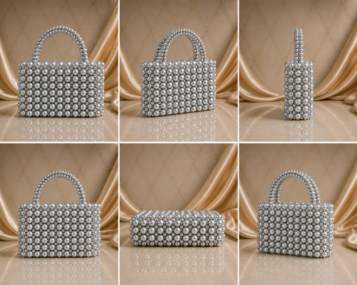 Lumière Argent Pearl Allegro Bag