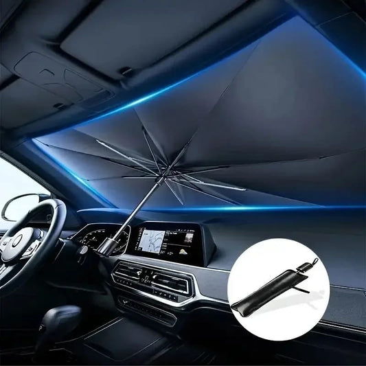 Foldable Car Windshield Sunshade Umbrella – UV & Heat Protection