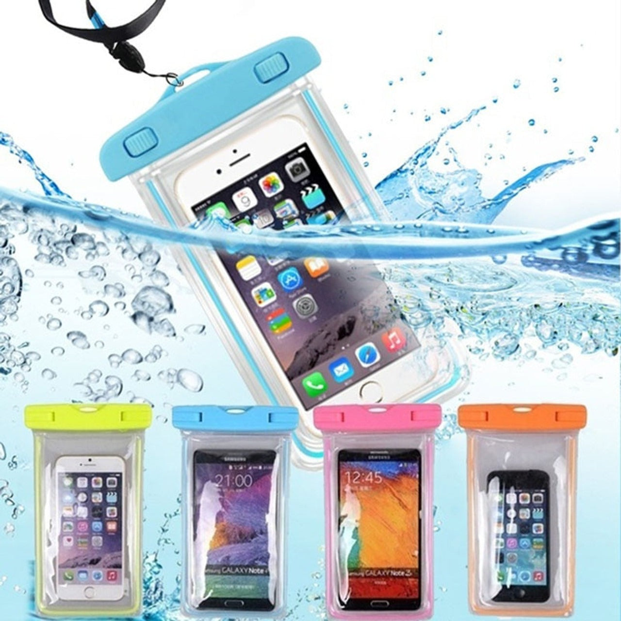 Universal Waterproof Phone Pouch | Waterproof Mobile Case for All Smartphones