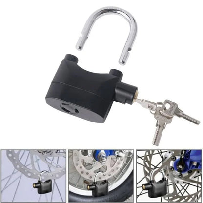 High-Security Gembok Alarm Lock | Waterproof Siren Padlock