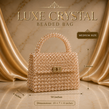 Luxe Crystal Beaded Bag