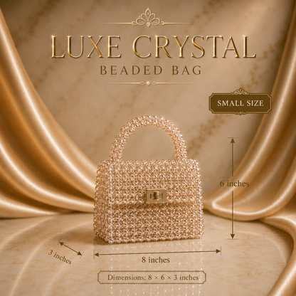 Luxe Crystal Beaded Bag
