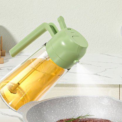 2-in-1 Oil Sprayer Bottle for Kitchen – Spray & Pour Dispenser