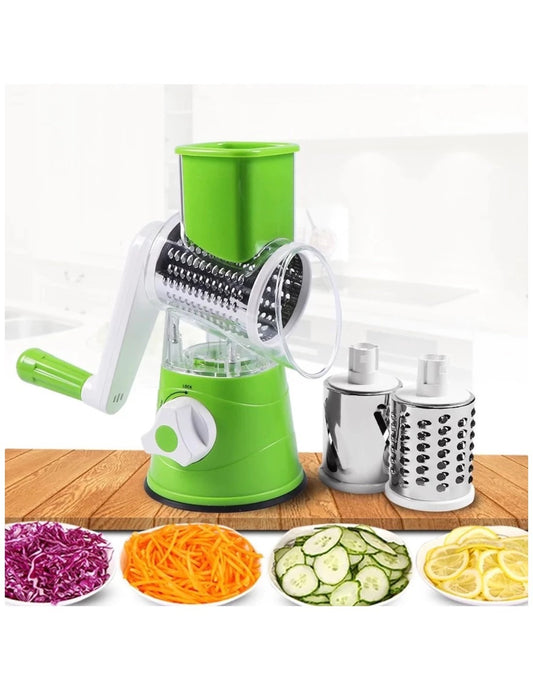Manual Vegetable Drum cutter Slicer Multifunctional Round Slicer