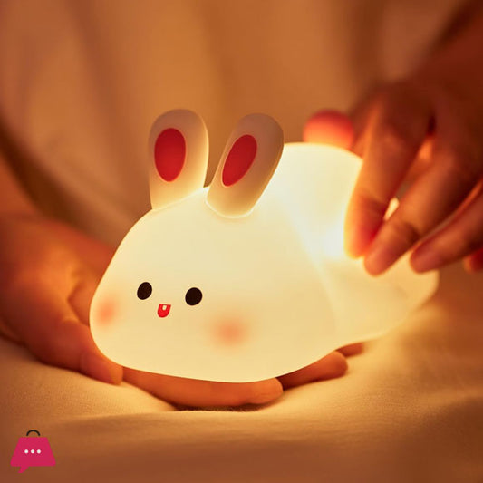Rechargeable Silicon Rabbit Lamp With Touch Sensor