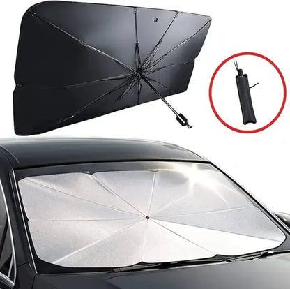 Foldable Car Windshield Sunshade Umbrella – UV & Heat Protection