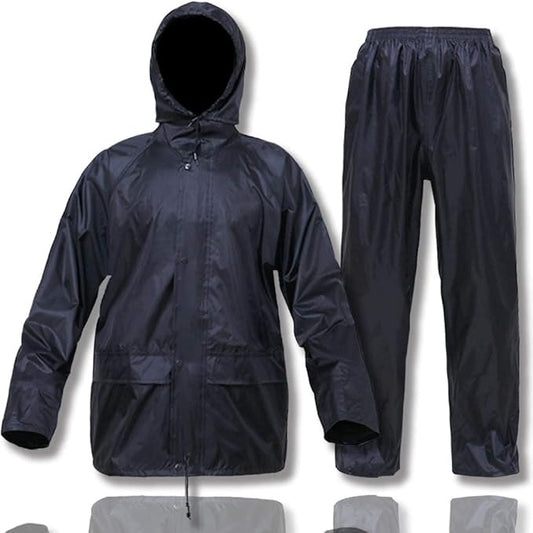 Waterproof Rain Suit for Men & Women | Lightweight Hooded Raincoat with Pockets