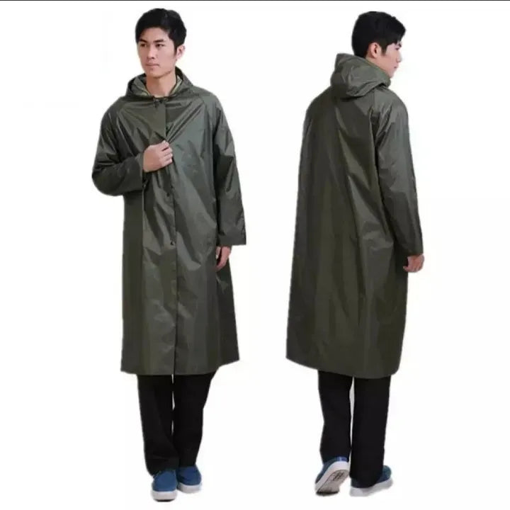 Waterproof Rain Coat for Men & Women | Lightweight Hooded Parachute Raincoat (Only Coat)