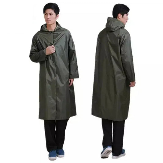 Waterproof Rain Coat for Men & Women | Lightweight Hooded Parachute Raincoat (Only Coat)