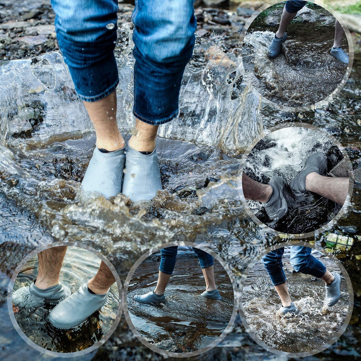 Waterproof Silicone Shoe Covers | Reusable Rain Boot Covers for Men & Women