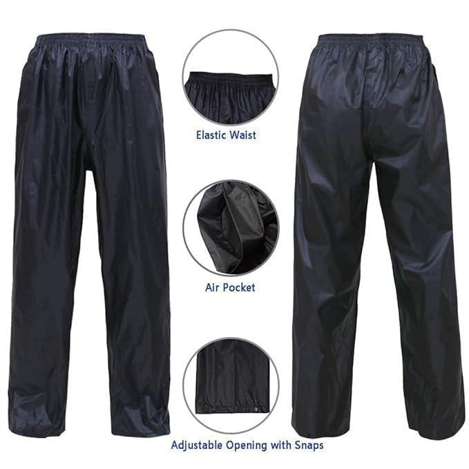 Waterproof Rain Suit for Men & Women | Lightweight Hooded Raincoat with Pockets