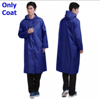 Waterproof Rain Coat for Men & Women | Lightweight Hooded Parachute Raincoat (Only Coat)
