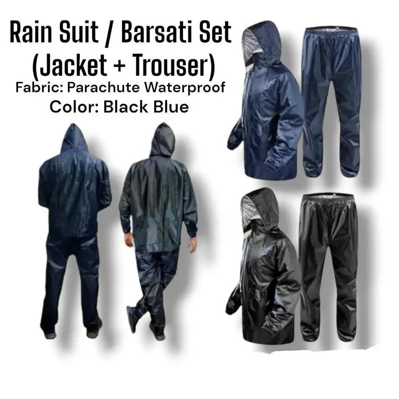Waterproof Rain Suit for Men & Women | Lightweight Hooded Raincoat with Pockets