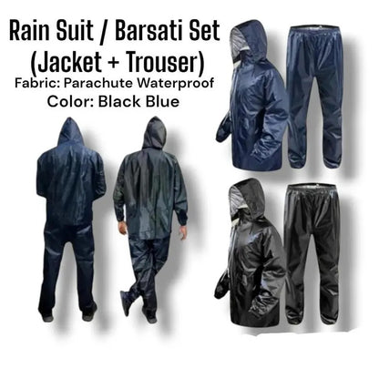 Waterproof Rain Suit for Men & Women | Lightweight Hooded Raincoat with Pockets