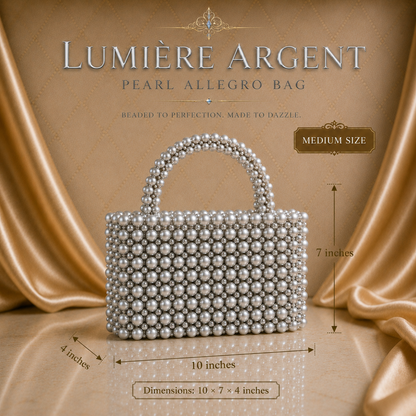 Lumière Argent Pearl Allegro Bag